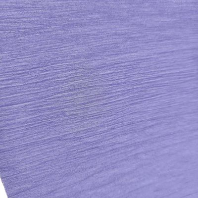 100% Polyester Breathable Chiffon Fabric Sparkling Crinkle 30DX68D