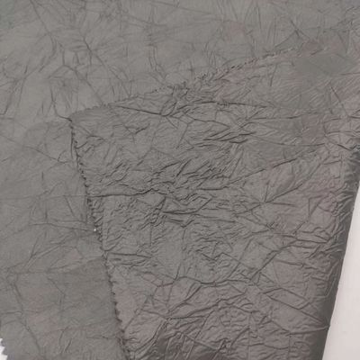 Pd Water Resistant Crinkle Jacket Fabric 47% Nylon 53% Polyester 70D*75D
